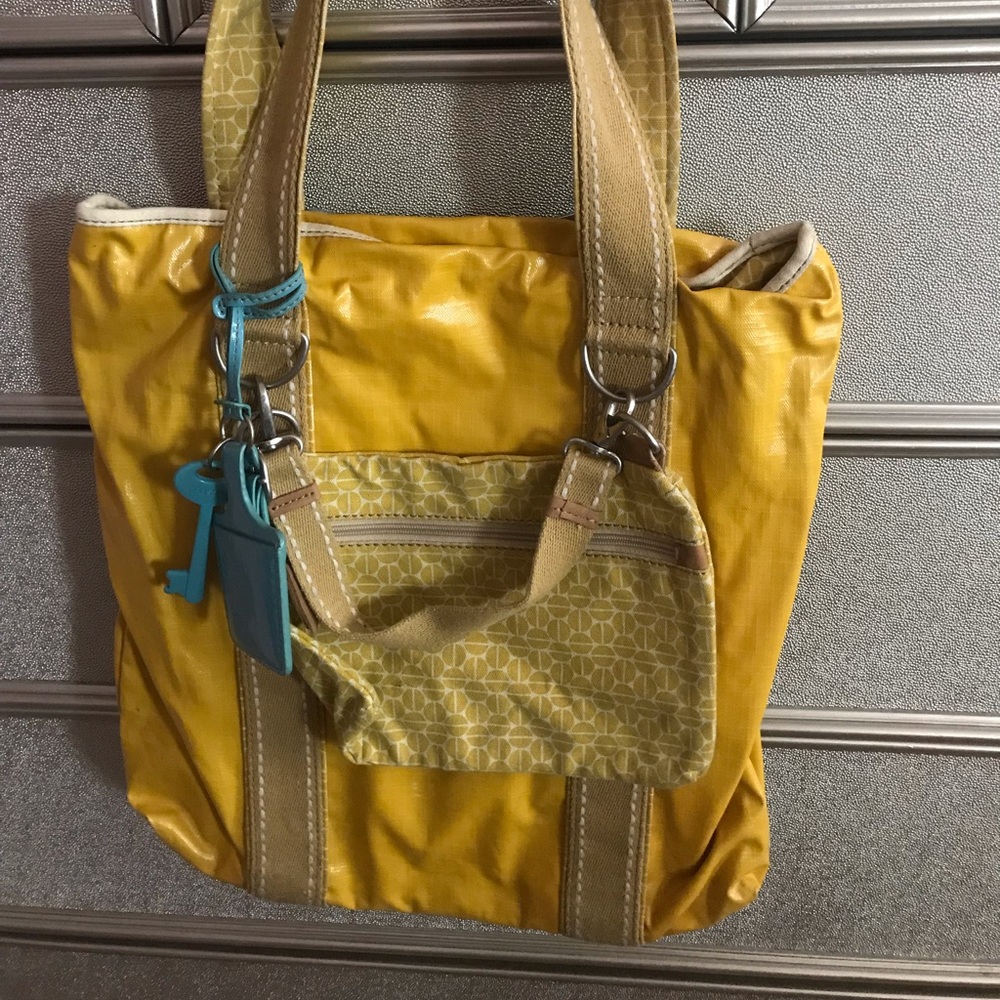 Yellow Fossil Oversized Tote